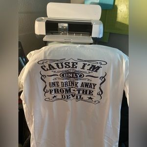 Sublimation design on shirt any size small to 4 cl